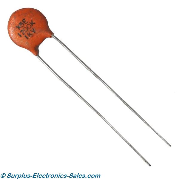 1200pF 1KV 10% Ceramic Capacitor - Click Image to Close